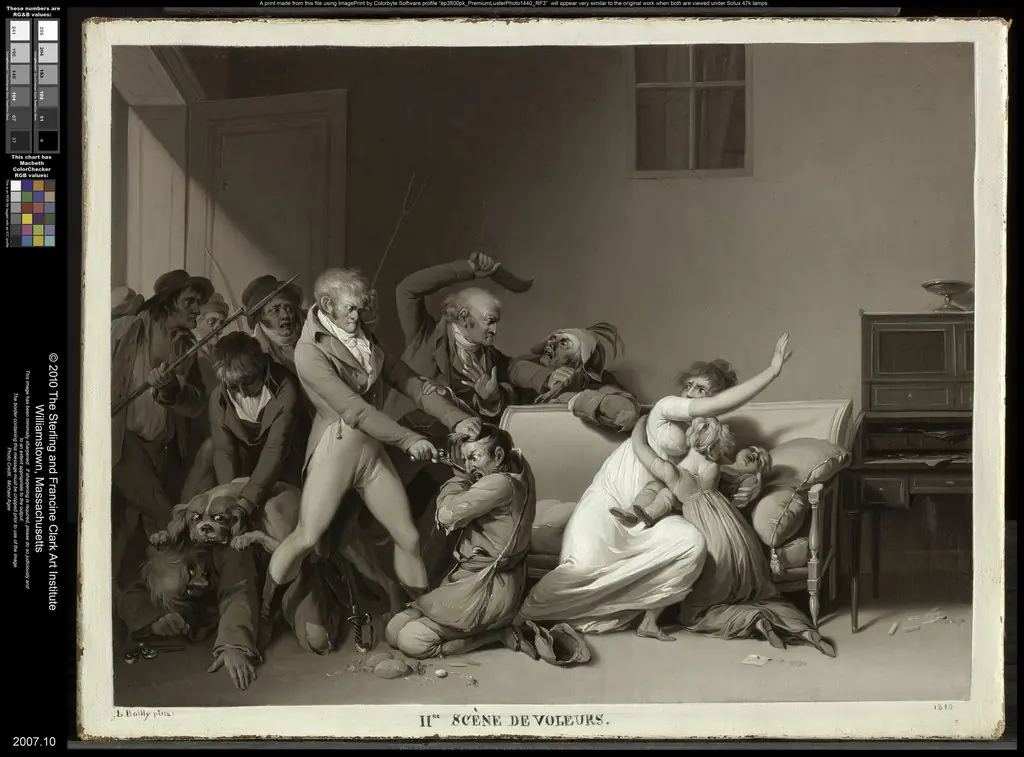 Second Scene of Burglars: The Burglars Arrested, by Louis-Léopold Boilly