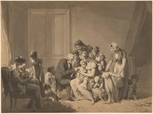 The Vaccine, by Louis-Léopold Boilly