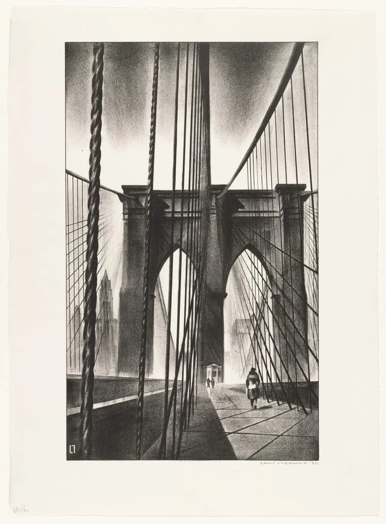 Untitled, by Louis Lozowick, ink, 1930