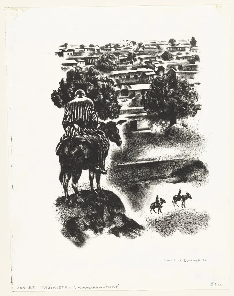 Untitled, by Louis Lozowick, ink, 1931