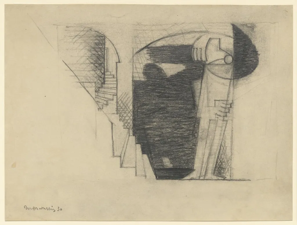 Untitled, by Louis Marcoussis, graphite, 1930