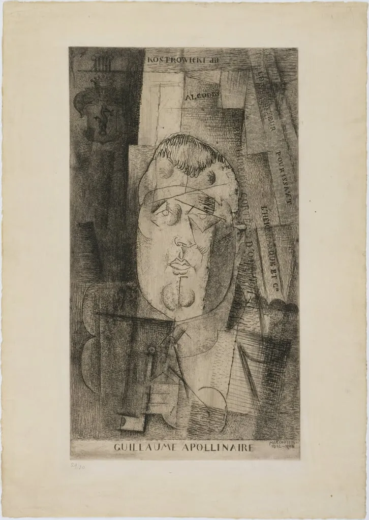 Untitled, by Louis Marcoussis, ink, 1916