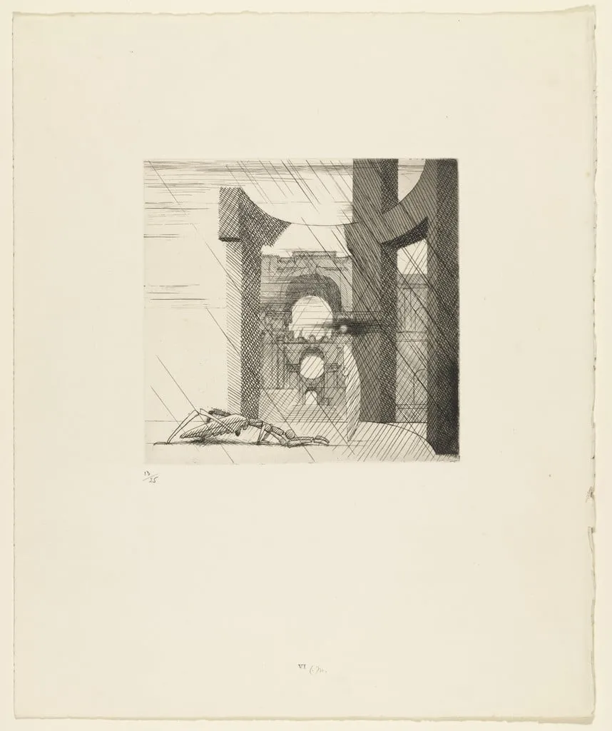 Untitled, by Louis Marcoussis, ink, 1933