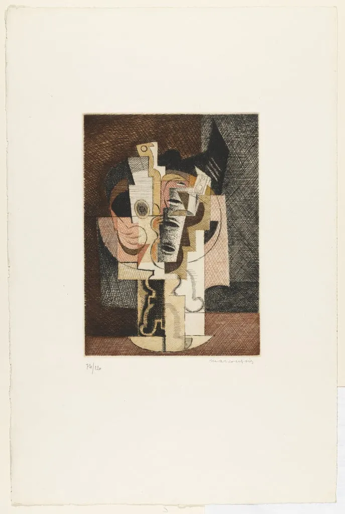 Untitled, by Louis Marcoussis, ink, 1927