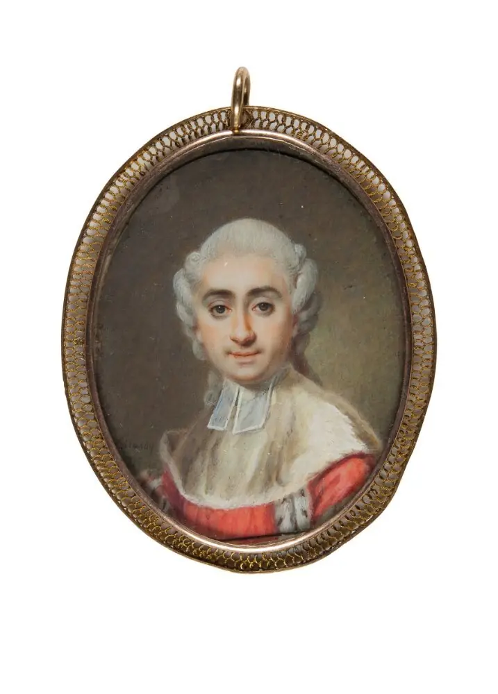 Unknown President in the Parlement of Paris, by Louis Marie Sicard