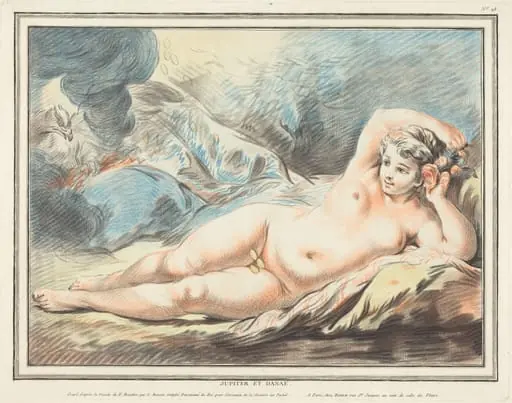 Jupiter and Danaë, by Louis-Marin Bonnet