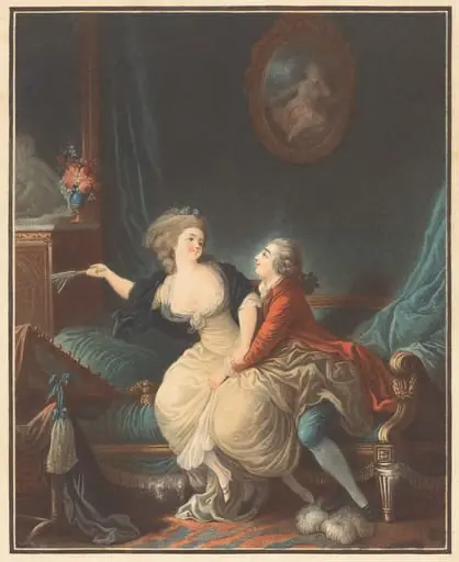 L'Eventail cassé, by Louis-Marin Bonnet