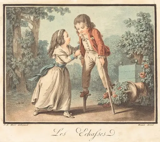 Les Échasses, by Louis-Marin Bonnet