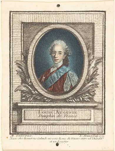 Louis-Auguste, Dauphin de France, by Louis-Marin Bonnet