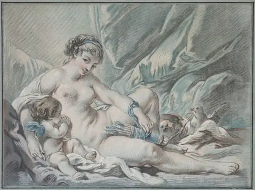 Love Requests Venus to Return His Weapons to Him, by Louis-Marin Bonnet