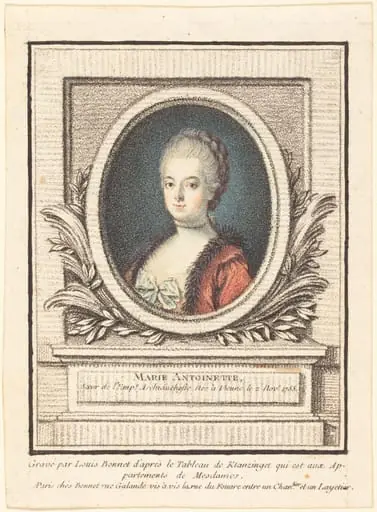 Marie-Antoinette, Dauphine, by Louis-Marin Bonnet