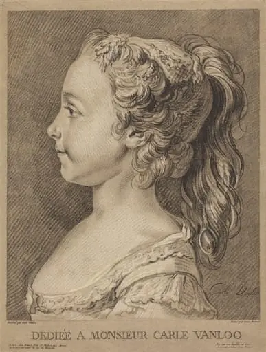 Marie-Rosalie Vanloo, by Louis-Marin Bonnet