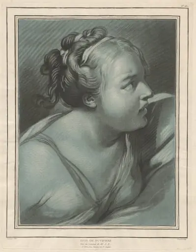 Tête de Putiphar (Head of Potiphar's Wife), by Louis-Marin Bonnet