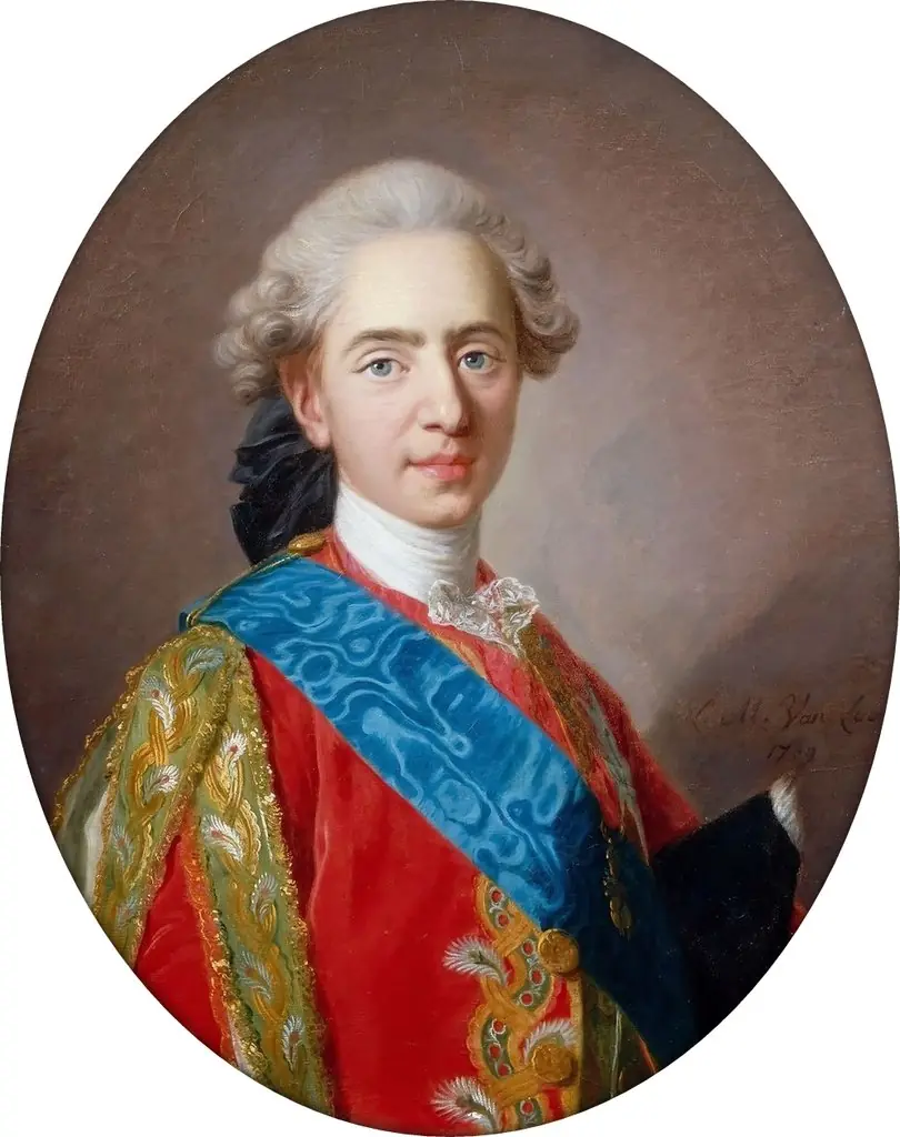 Louis XVI of France when he was the Dauphin of France., by Louis-Michel van Loo