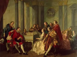 Sextet (Spanish Concert), by Louis-Michel van Loo