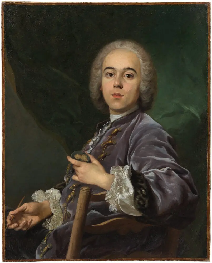 The Engraver and Goldsmith Jacques Roettiers, by Louis-Michel van Loo