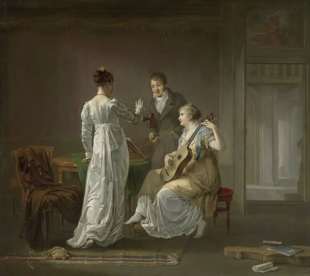 The Music Lesson, by Louis Moritz
