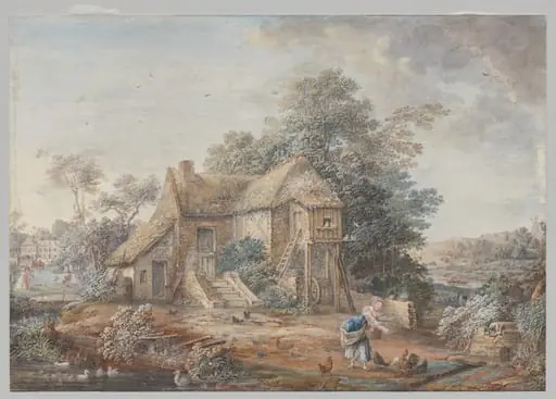 Le Petit Trianon, Versailles, by Louis-Nicolas van Blarenberghe