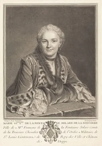 Marie Gallelise de la Fontaine, by Louis Petit