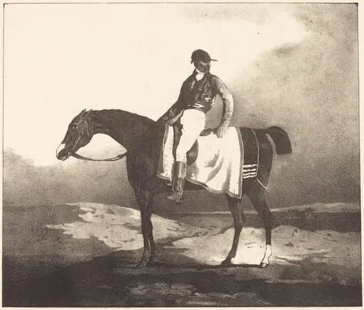 British Horse and Jockey, by Louis-Pierre-Marie Courtin