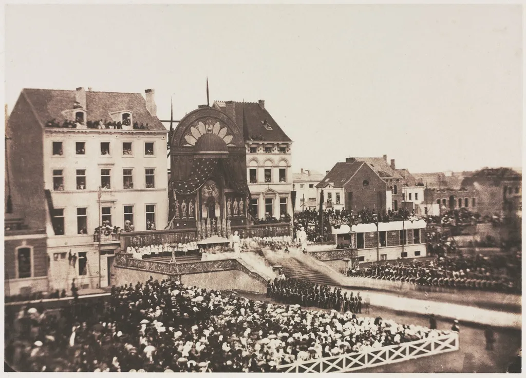 Untitled (Ceremony of Thanksgiving), by Louis Pierre Théophile Dubois de Nehaut, 1856