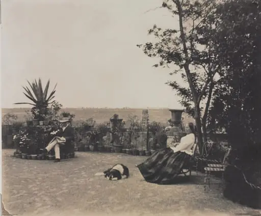 Untitled (Man and Woman Relaxing), by Louis Pierre Théophile Dubois de Nehaut