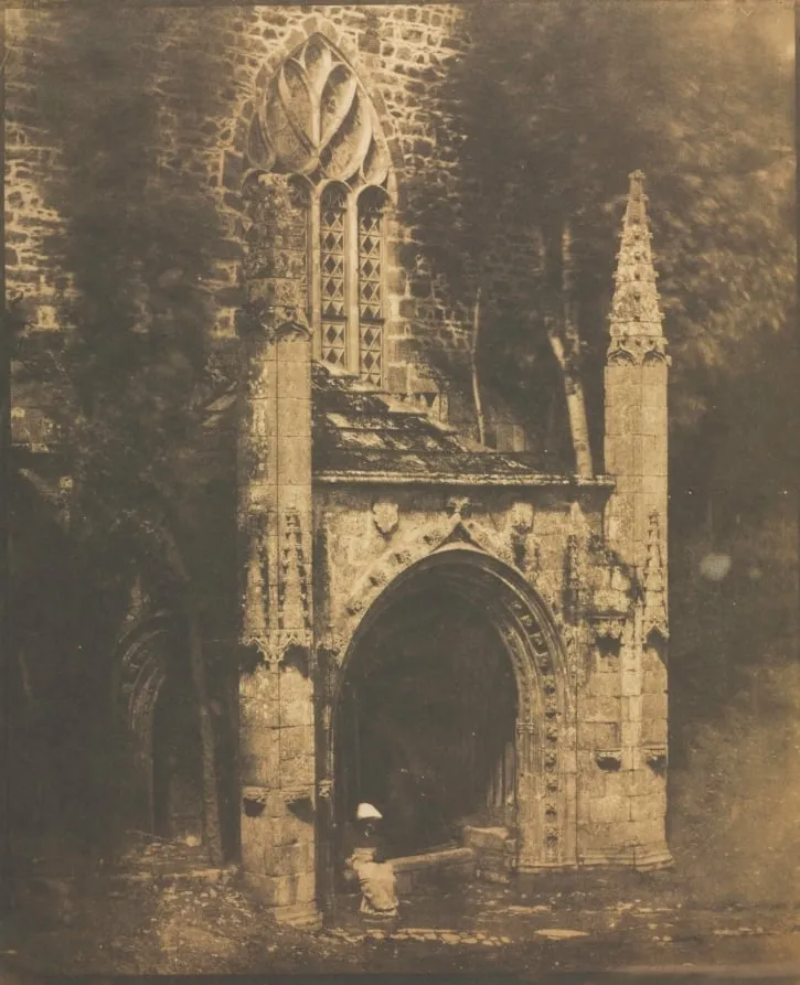 Fountain of Notre-Dame at Saint-Brieuc, Brittany, by Louis-Rémy Robert, 1853
