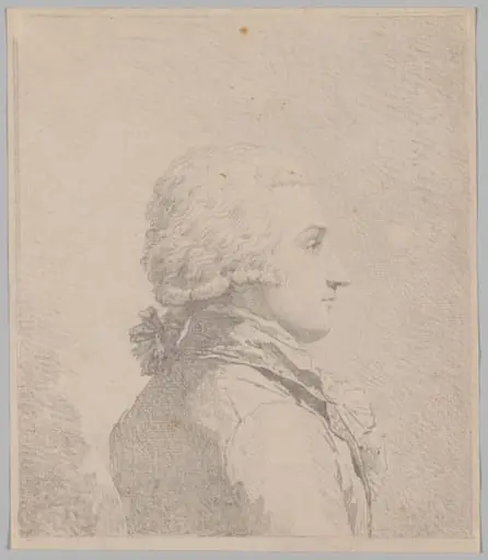 Profile Portrait of a Man, by Louis Rolland Trinquesse