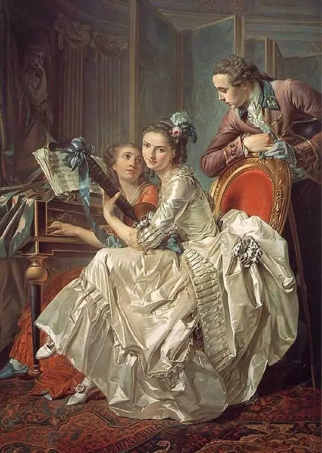 The Music Party, by Louis Rolland Trinquesse
