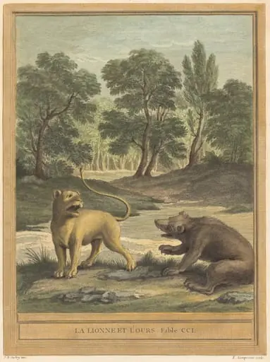 La lionne et l'ours (The Lion and the Bear), by Louis-Simon Lempereur