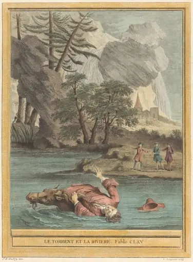 Le torrent et la riviere (The Torrent and theRiver), by Louis-Simon Lempereur