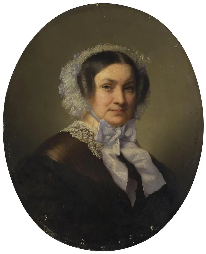 Portrait of an Elderly Woman, by Louis Stanislas Faivre-Duffer