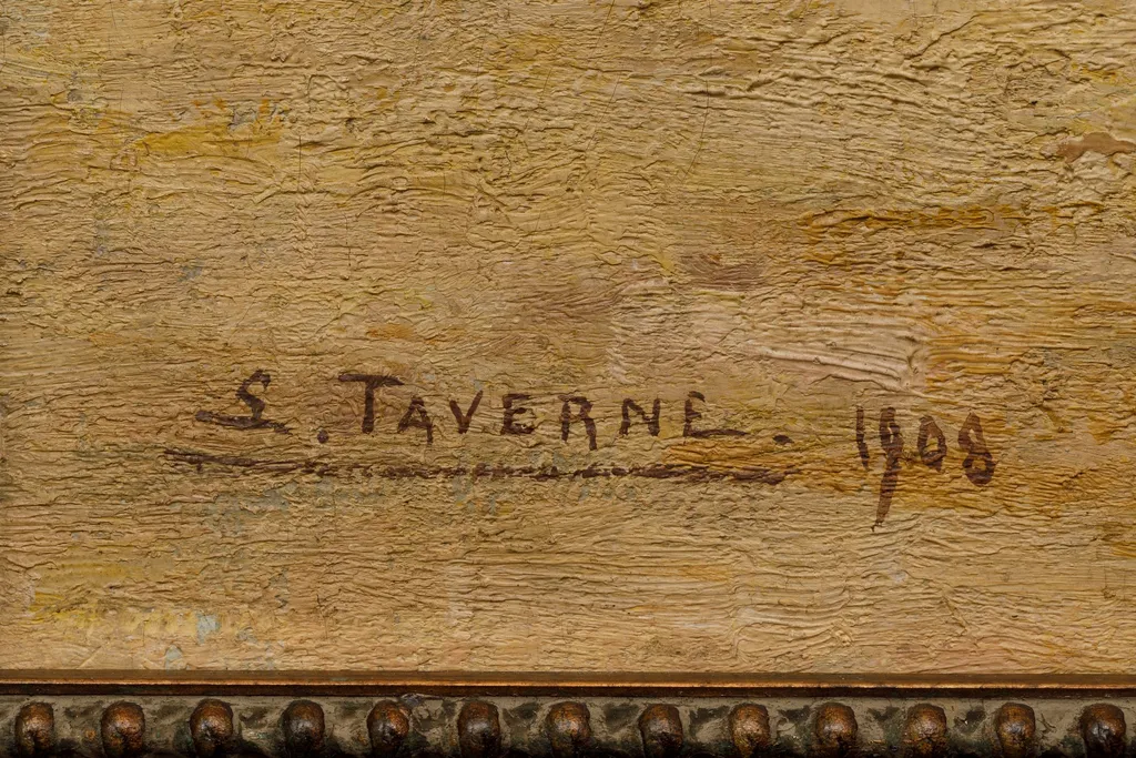 Casă țărănească, by Louis Taverne, unspecified, 1850