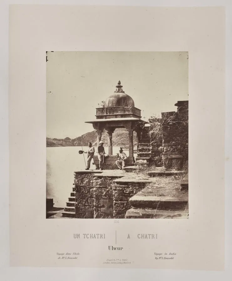 A Chatri, Ulwur, by Louis-Théophile Marie Rousselet, 1866