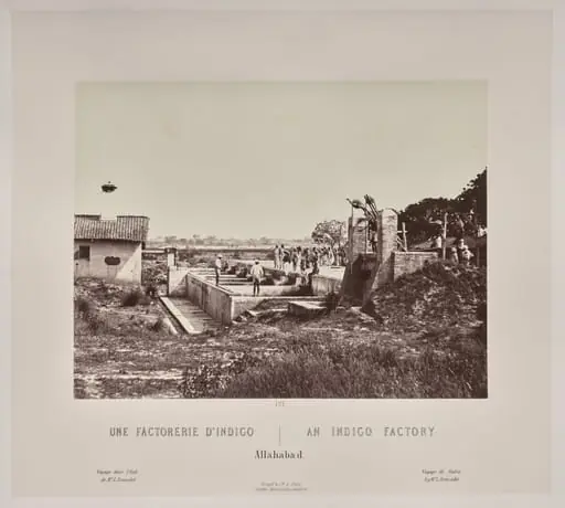 An Indigo Factory, Allahabad, by Louis-Théophile Marie Rousselet