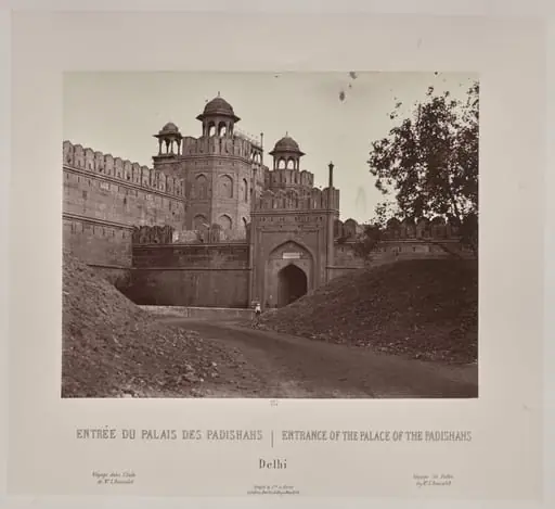 Entrance of the Palace of the Padishahs, Delhi, by Louis-Théophile Marie Rousselet