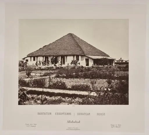 European House, Allahabad, by Louis-Théophile Marie Rousselet