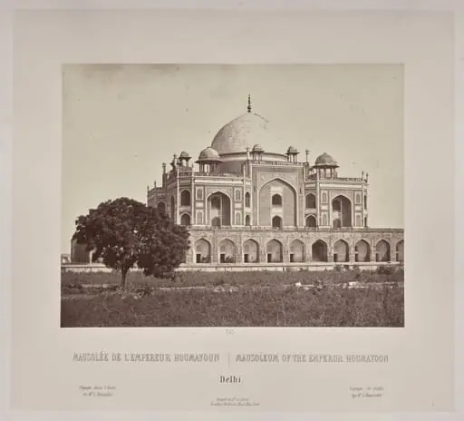 Mausoleum of the Emperor Hoomayoon, Delhi, by Louis-Théophile Marie Rousselet