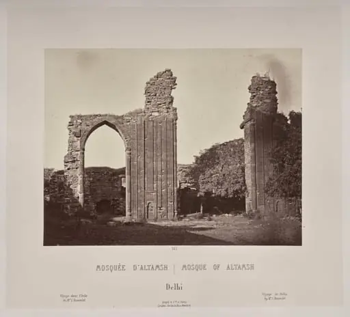 Mosque of Altamsh, Delhi, by Louis-Théophile Marie Rousselet