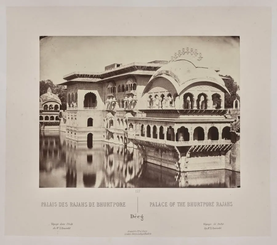 Palace of the Bhurtpore Rajahs, Dëeg, by Louis-Théophile Marie Rousselet, 1866