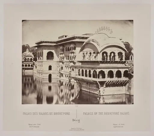 Palace of the Bhurtpore Rajahs, Dëeg, by Louis-Théophile Marie Rousselet