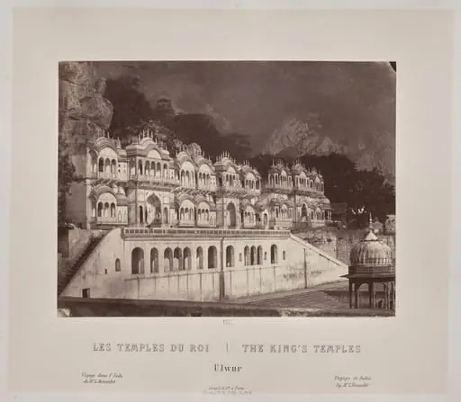 The King's Temples, Ulwur, by Louis-Théophile Marie Rousselet