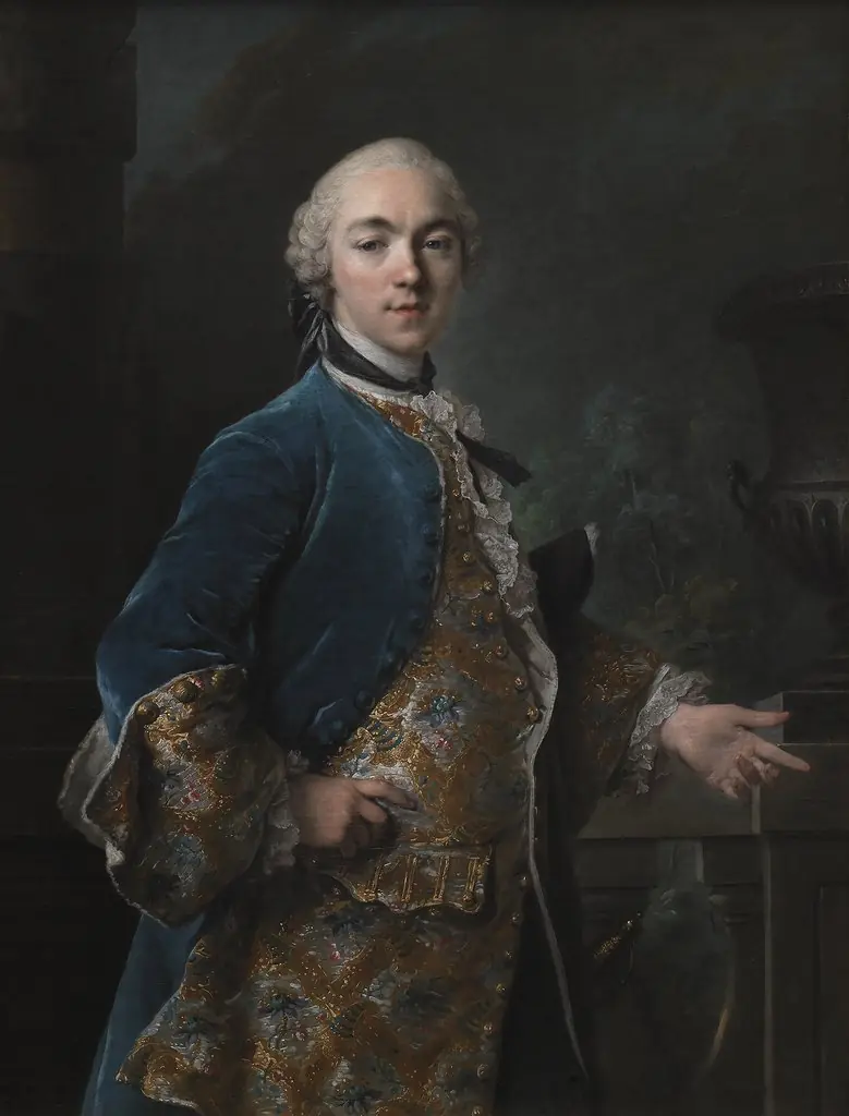 Portrait of Frederik Christian Krag (1726-1763), by Louis Tocqué