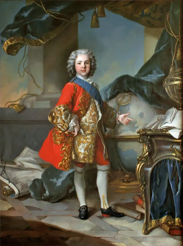 Portrait of Louis of France — Louis Tocqué