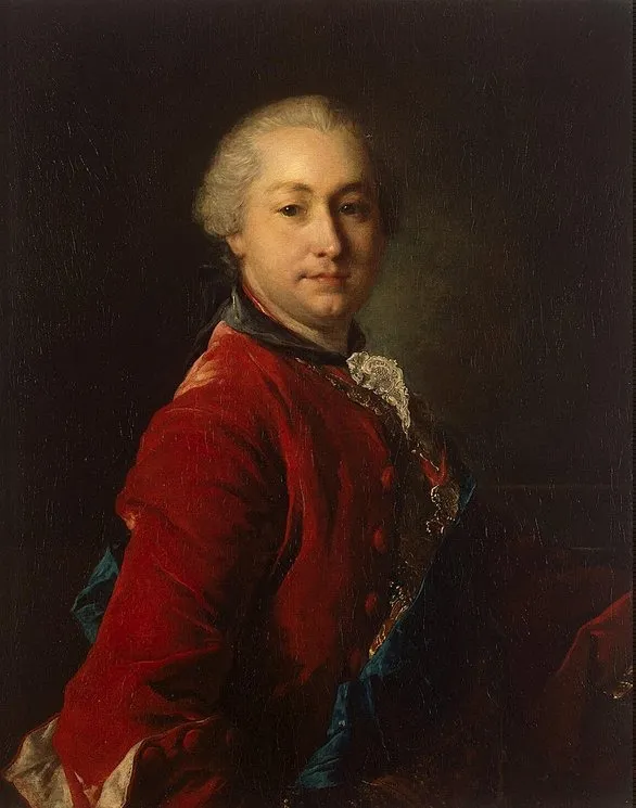 Retrato de Ivan Shuvalov, by Louis Tocqué, oil, 1754