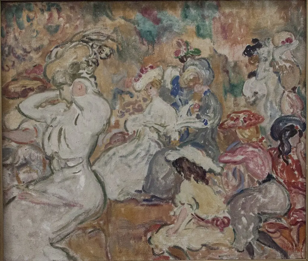 Young Women in the Garden, by Louis Valtat