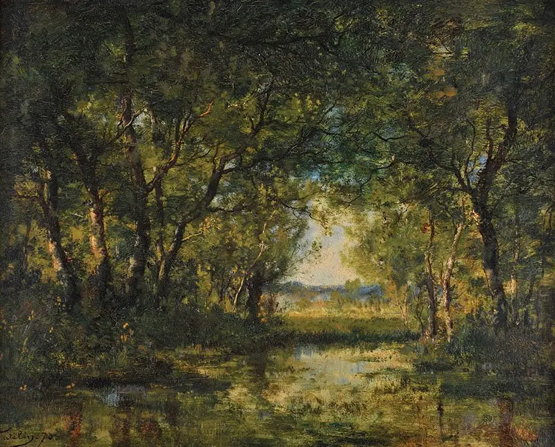 Paysage, by Louis Victor Watelin