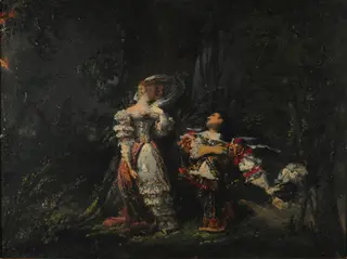 Louis XIV and Mlle. De La Valliere