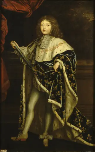 Louis XIV child in Coronation Robes, by Henri Testelin