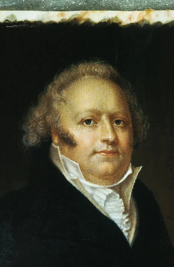 Jacob Gerard Koch, by Louisa Catherine Strobel, watercolor, 1830